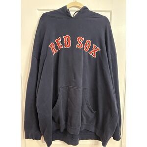 Vintage Majestic Genuine Merchandise Boston‎ Redsox Hoodie Sweatshirt Men's 4XL